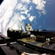 Satellites are seen on Rocket Lab's spacecraft before they are deployed into orbit.